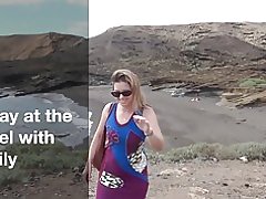 Yon jou nan otèl la ak yon byen madanm marye amatè ak milf